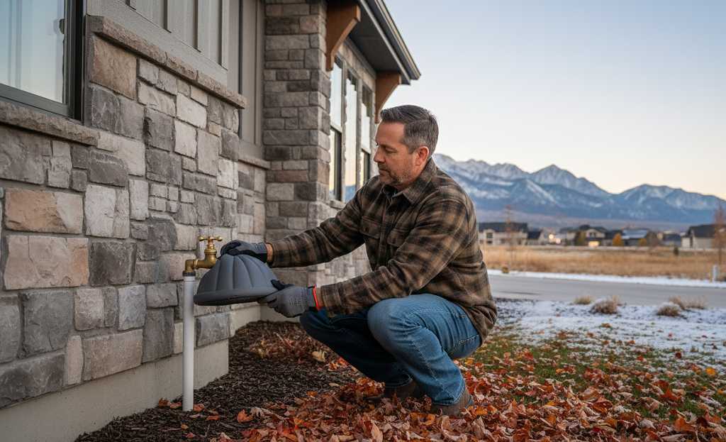 Fall home maintenance checklist - winterizing outdoor faucets before Utah winter